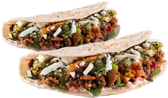 Try The New Garden District Tacos - Healthy Diet (579x600), Png Download