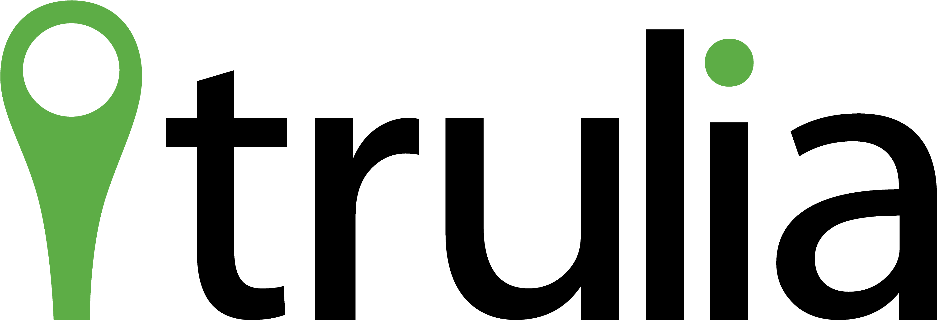 Your Home Will Be Listed On The Most Popular Real Estate - Trulia Logo Png (4108x1468), Png Download