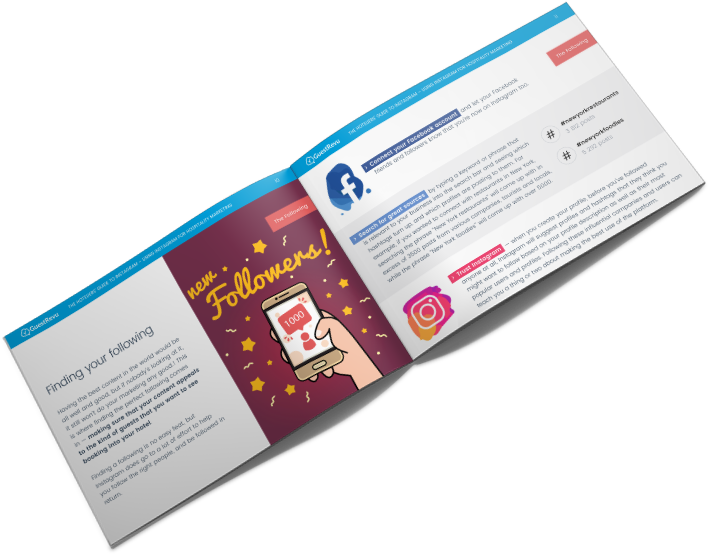 Guide To Instagram For Hospitality Marketers - Flyer (729x567), Png Download