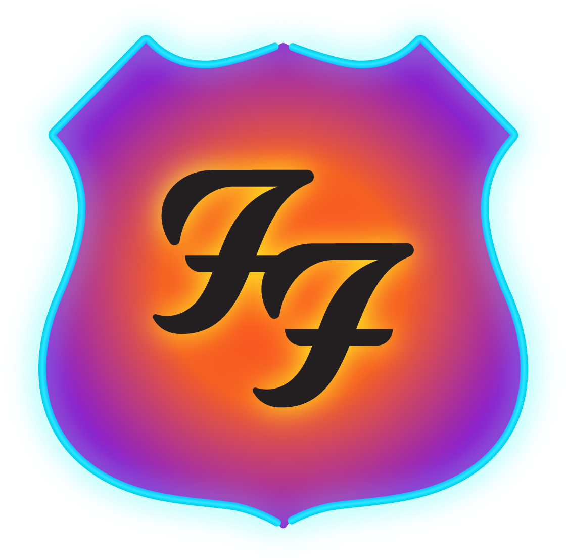By Dave Humming A New Song, Buried Underneath This - Foo Fighters Logo Png (1140x1157), Png Download