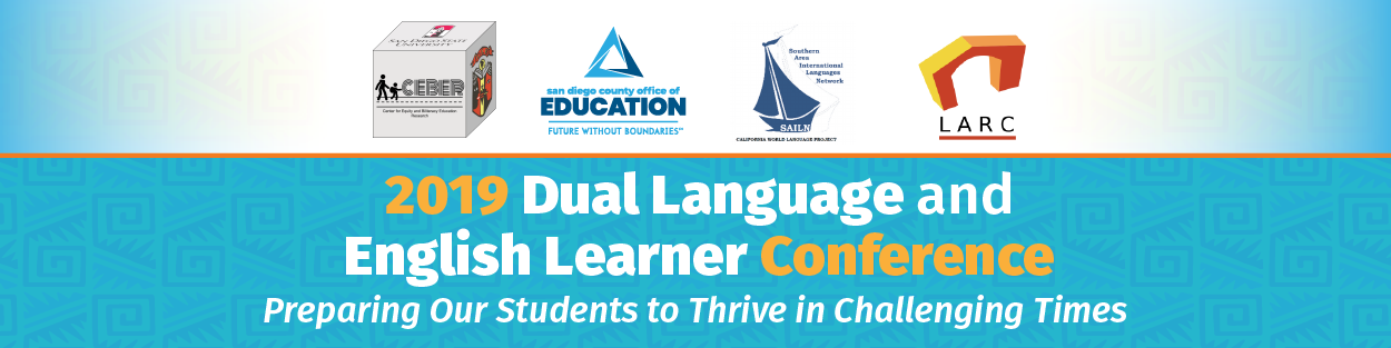 2019 Dual Language And English Learner Conference Header - Education Poster (1250x313), Png Download
