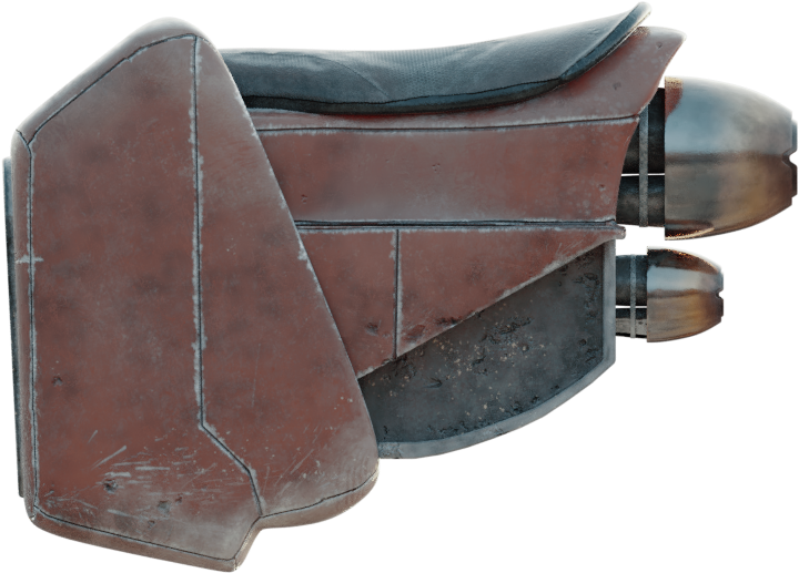 The Primary Inspiration For This Model Was Rey's Speeder - Leather (800x600), Png Download