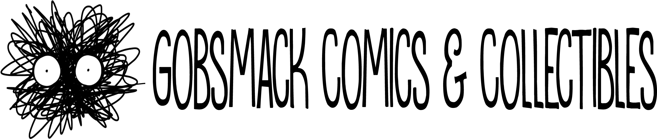 Gobsmack Comics And Collectibles - Calligraphy (2847x605), Png Download