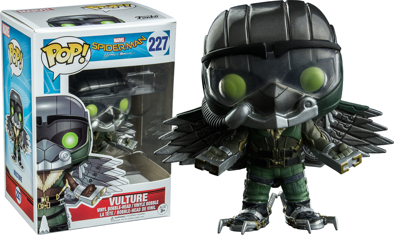 Vulture Pop Vinyl Figure - Vulture Pop (1500x896), Png Download