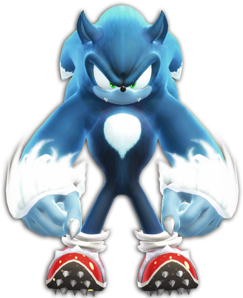 What Was Sonic Team Thinking When They Made Sonic Into - Sonic The Werehog Model (813x983), Png Download