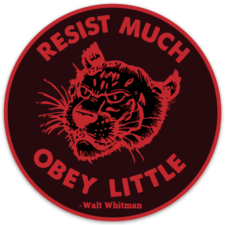 Resist Much ~ Obey Little Sticker - Sticker (787x787), Png Download