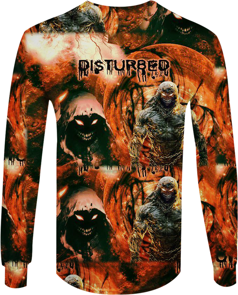Disturbed 3d Full Printing Long Sleeve - Disturbed - Indestructible (vinyl Lp Record) (1024x1023), Png Download