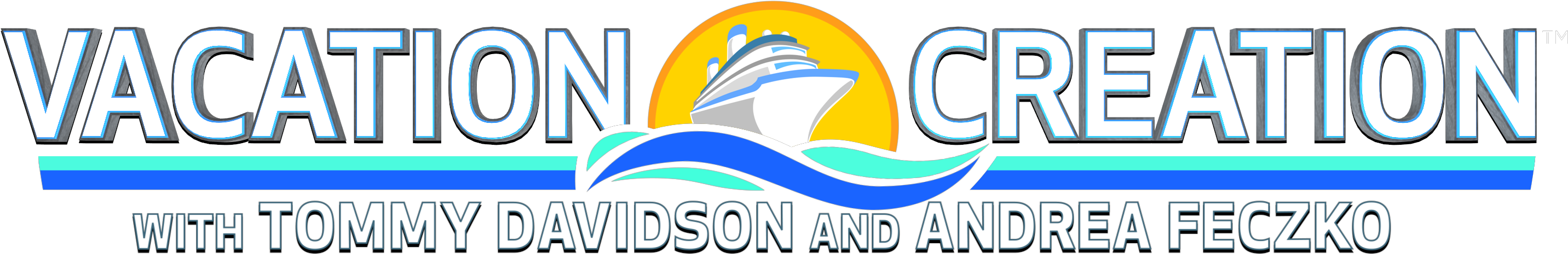 Casting - Vacation Creation Logo (2990x1213), Png Download