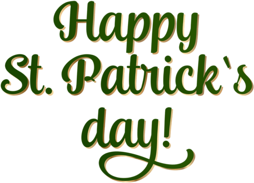 Free Png Happy Saint Patrick's Day Png Images Transparent - Saint Patrick's Day (850x610), Png Download
