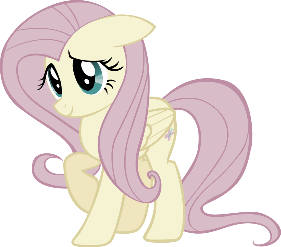 Fluttershy Discord - My Little Pony Shy (900x792), Png Download