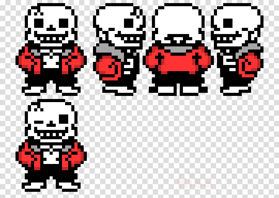 Sans sprite editable pixel art