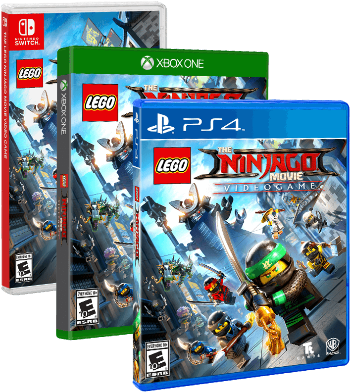 Experience The Film Across 8 Action Packed Locations - Lego Ninjago Game For Xbox One (857x909), Png Download