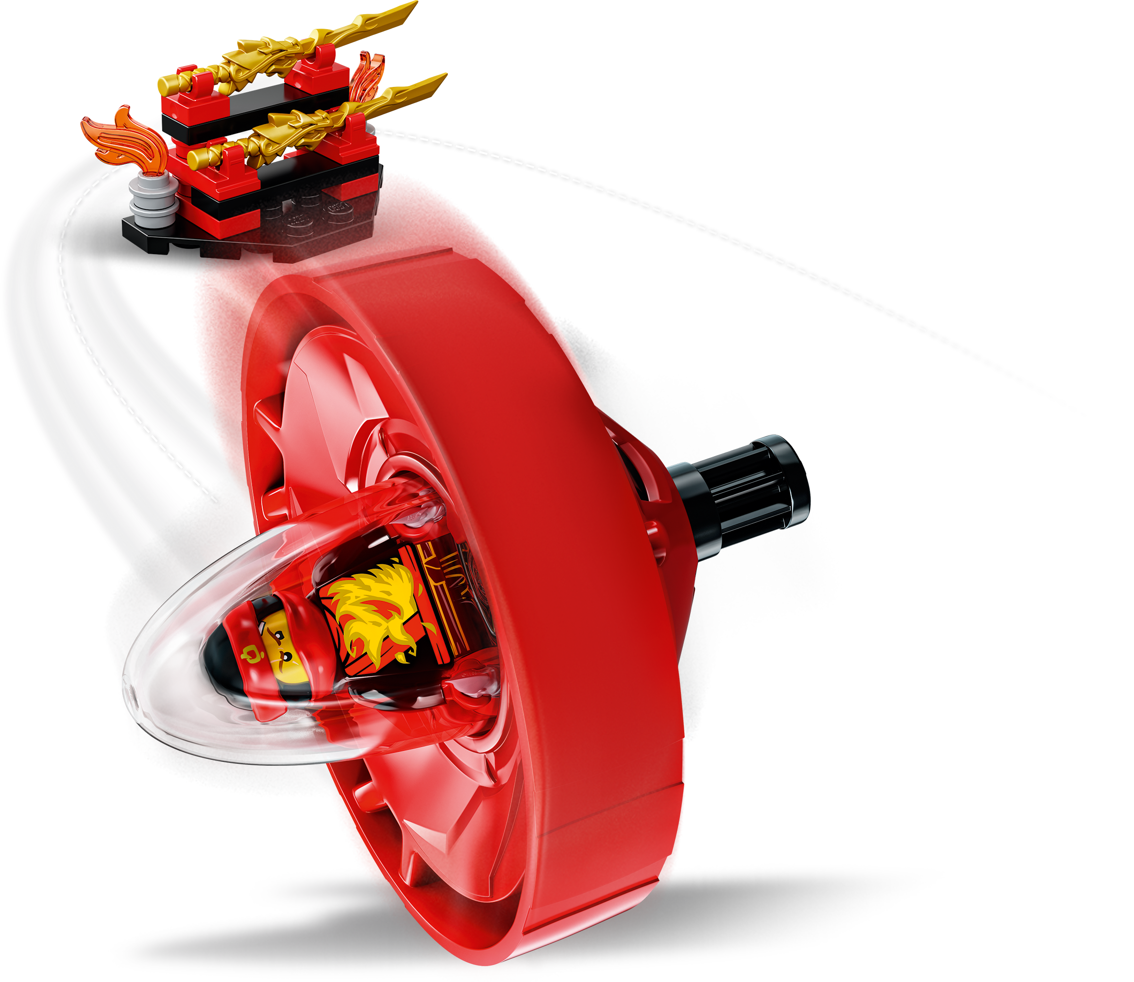 Ninjago 70633 Kai Spinjitzu Master ,, , Large - Kai Spinjitzu Master (2335x2021), Png Download