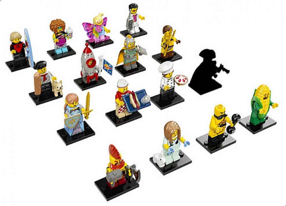 Lego Seria 17 (980x980), Png Download