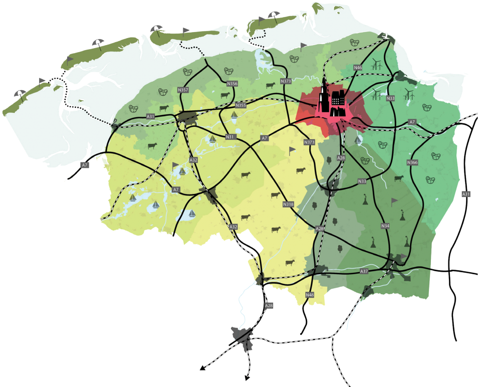 Focus On The Division Of The City And The Surrounding - Atlas (1160x773), Png Download