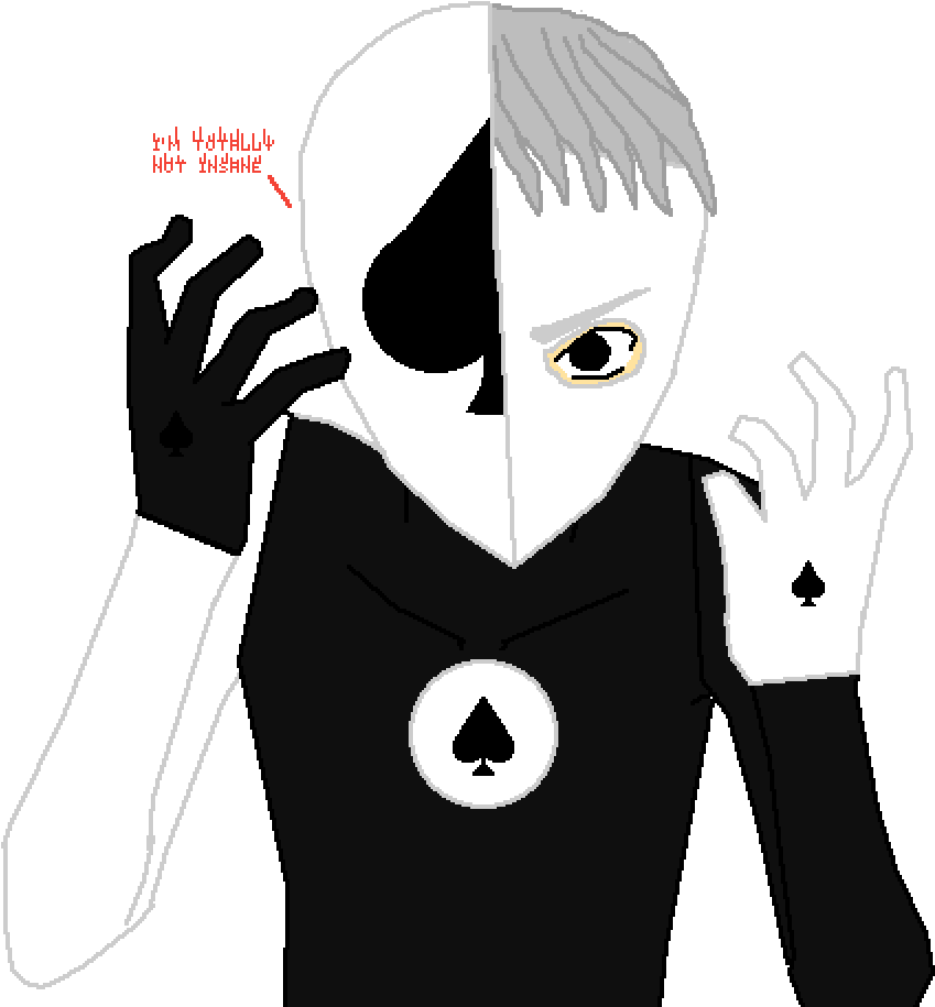 Ace "spades" Kyōjin - Cartoon (900x954), Png Download