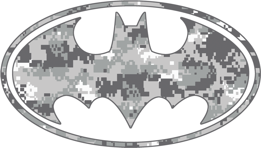 Batman Urban Camo Shield Men's Long Sleeve T-shirt - Batman (900x720), Png Download