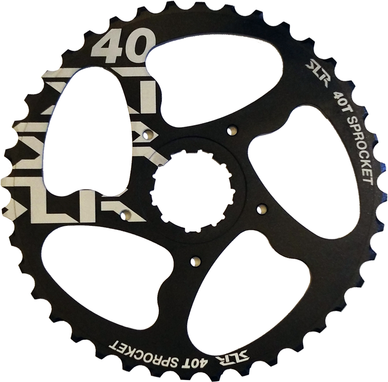 Slr 40t Cassette Expander - Piñon 42 Xt Negro (1024x768), Png Download