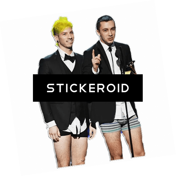 Стикер Twenty One Pilots - Sticker (577x578), Png Download