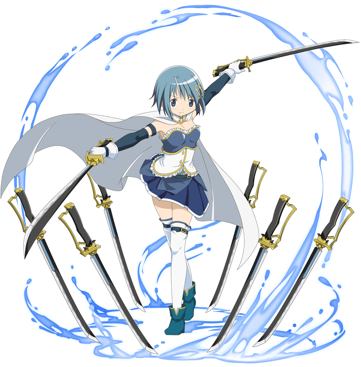 "for All The Happiness You Wish For Someone, Someone - Madoka Magica Record Sayaka Miki (1280x1273), Png Download