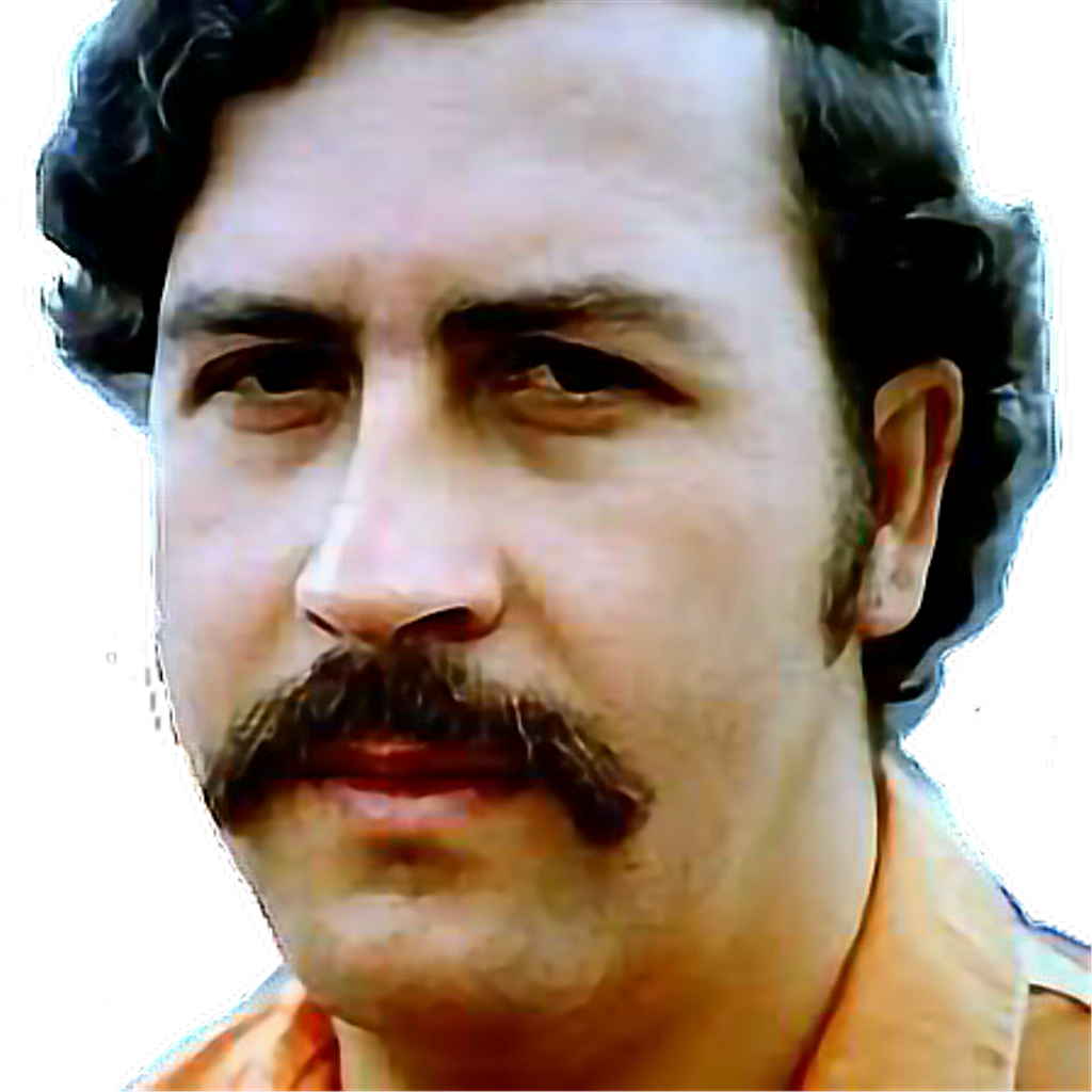 Retrato Pablo Escobar (1024x1024), Png Download