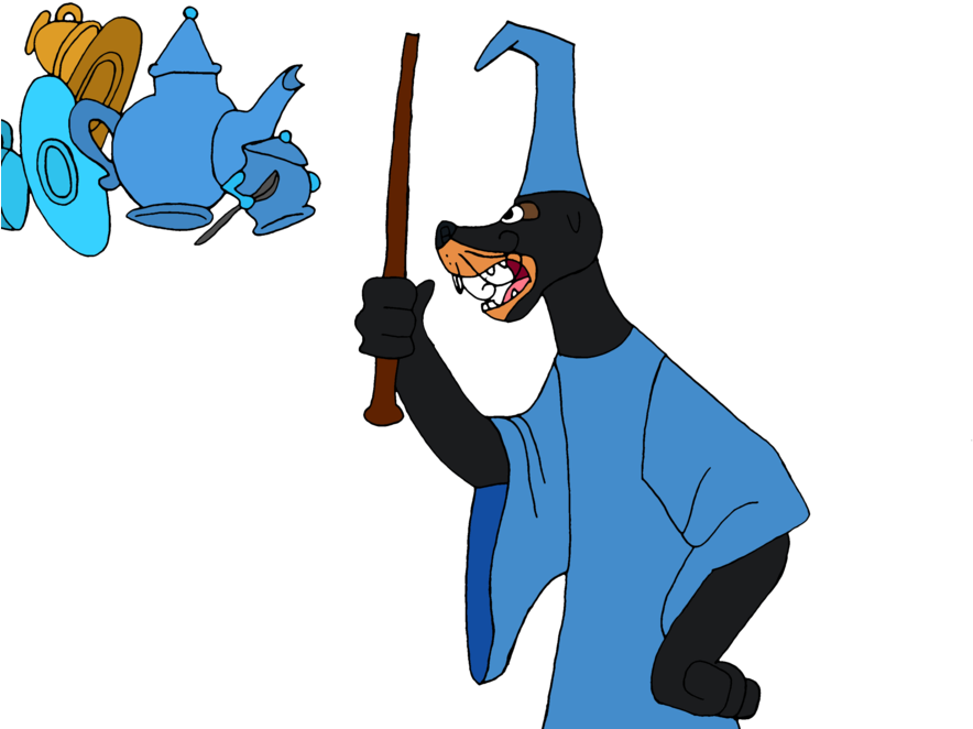 See Here, Sugar Bowl I Don't Like A You Getting So - Stefano As Merlin (900x696), Png Download