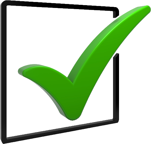 An Express Application That Takes Less Than A Minute - Check Mark (647x600), Png Download