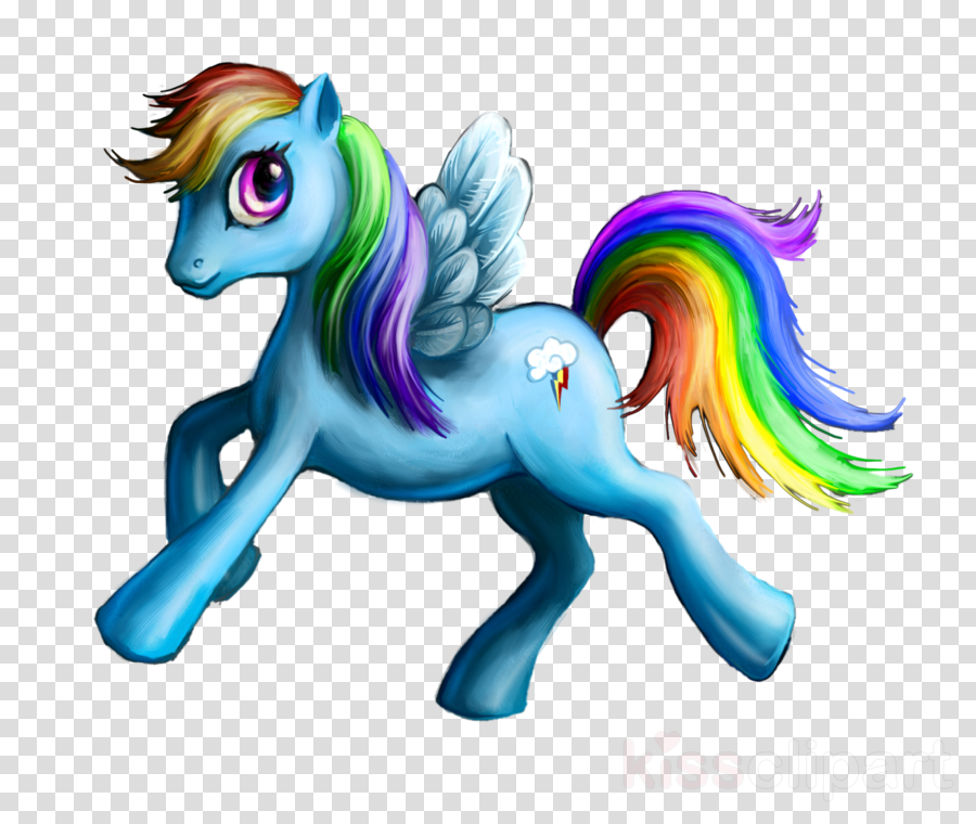 Horse Clipart Pony Horse Applejack - Rainbow Dash (900x760), Png Download