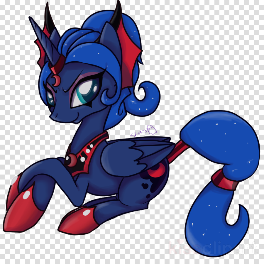 Pony Princess Luna Applejack Rainbow Dash - Nightmare Moon Fanart Not Doing Hurtful Things (900x900), Png Download