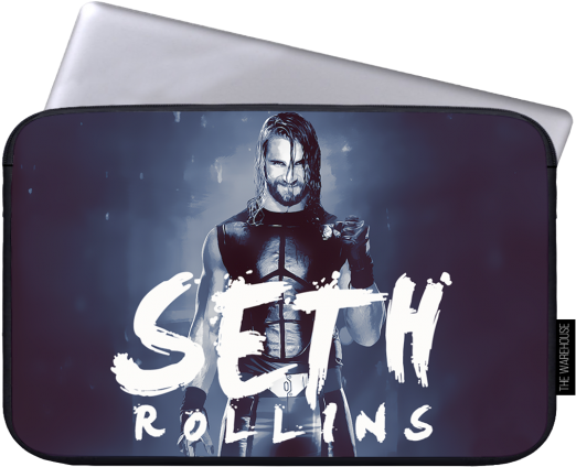 Seth Rollins Printed Laptop Sleeves - Graphic Design (600x600), Png Download