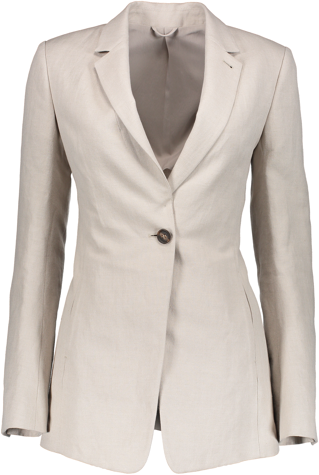 Cotton Chevron Blazer Cobblestone (1280x1920), Png Download