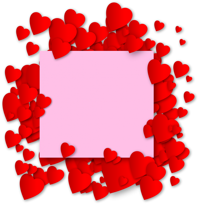 กรอบ รูป วาเลนไทน์ Png (715x715), Png Download