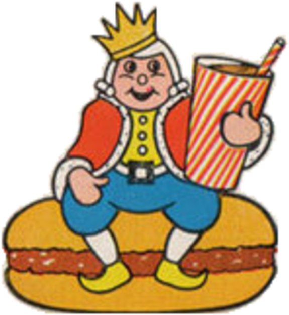 The Burger King - First Burger King Mascot (600x643), Png Download