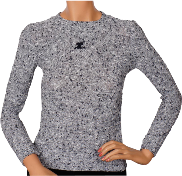 Images / 1 / 2 - Courrèges Women's Sweater Logo Ac (600x600), Png Download