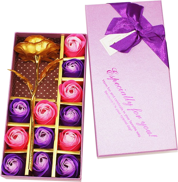 Gold Plated Artificial Rose Roses Make A Great Gift - Gift (626x789), Png Download