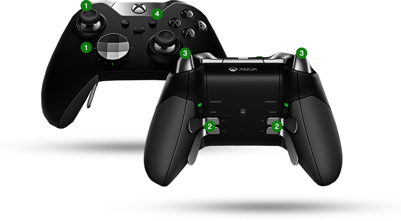 Elite Controller Features - Patrol Tech Xbox One (812x449), Png Download