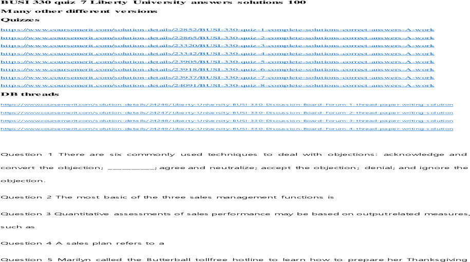 Busi 330 Quiz 7 Liberty University Answers Solutions (1200x630), Png Download