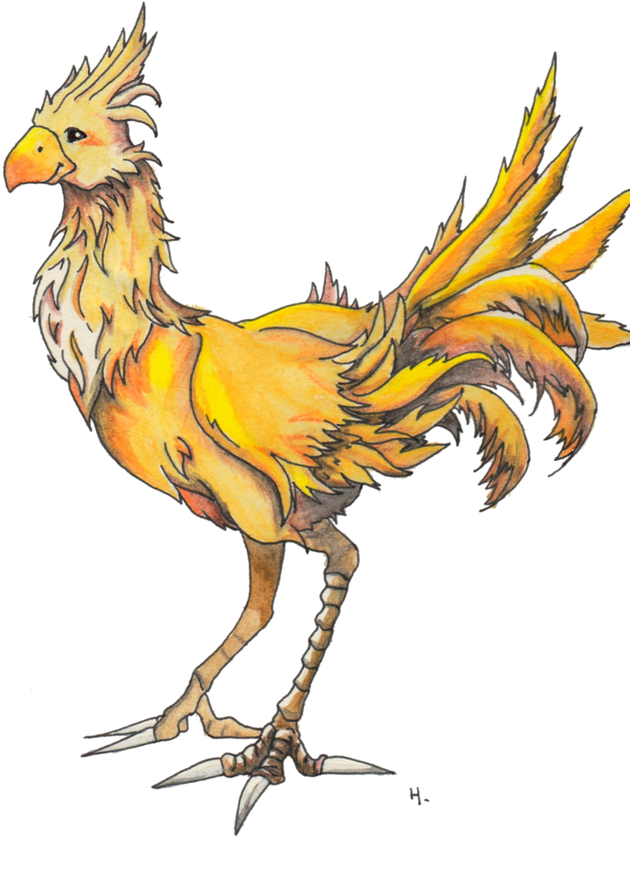 Chocobo Png - Chocobo Kingdom Hearts (781x1023), Png Download