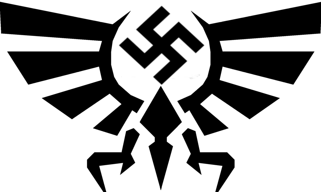 Nazi Swastik Png Clip Free - Zelda Hylian Crest (1024x613), Png Download