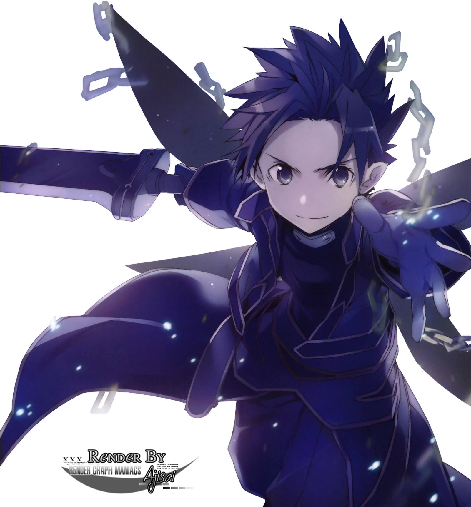Kirito - Sword Art Online Kirito Alo (1600x1840), Png Download