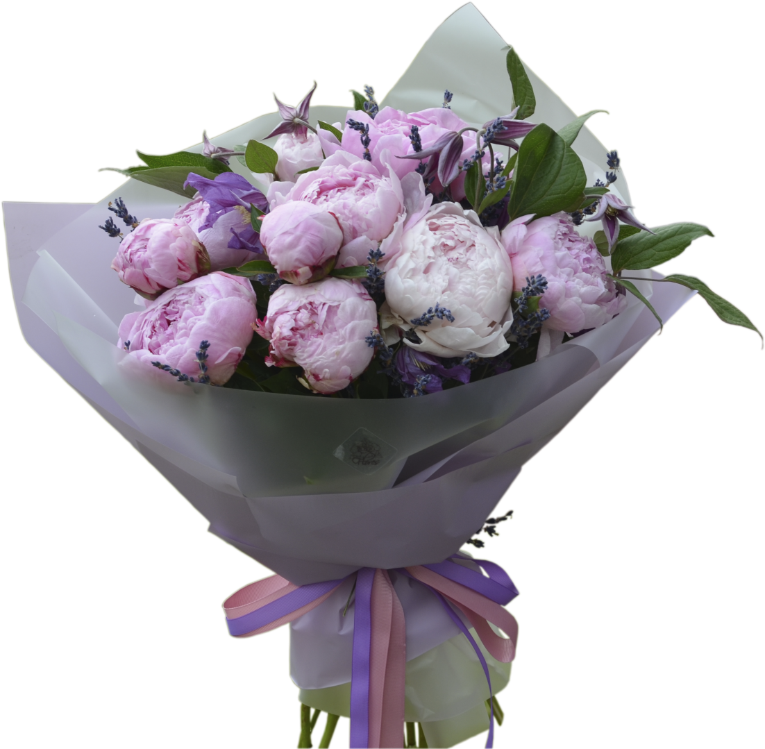 Order Bouquet Of Flowers With Delivery Across (1500x1430), Png Download