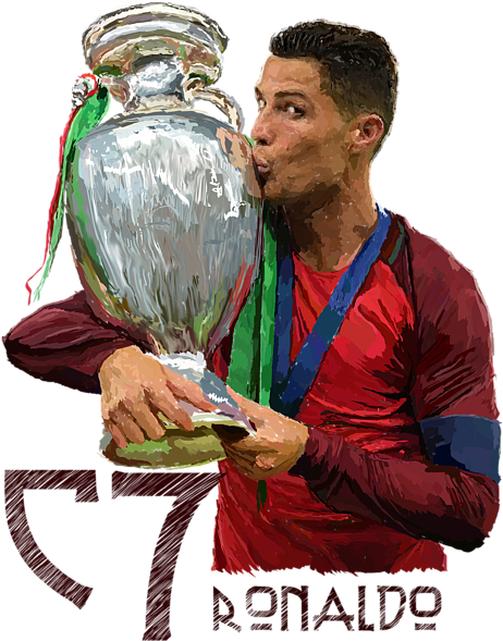 Click And Drag To Re-position The Image, If Desired - Ronaldo Tshirts (492x700), Png Download
