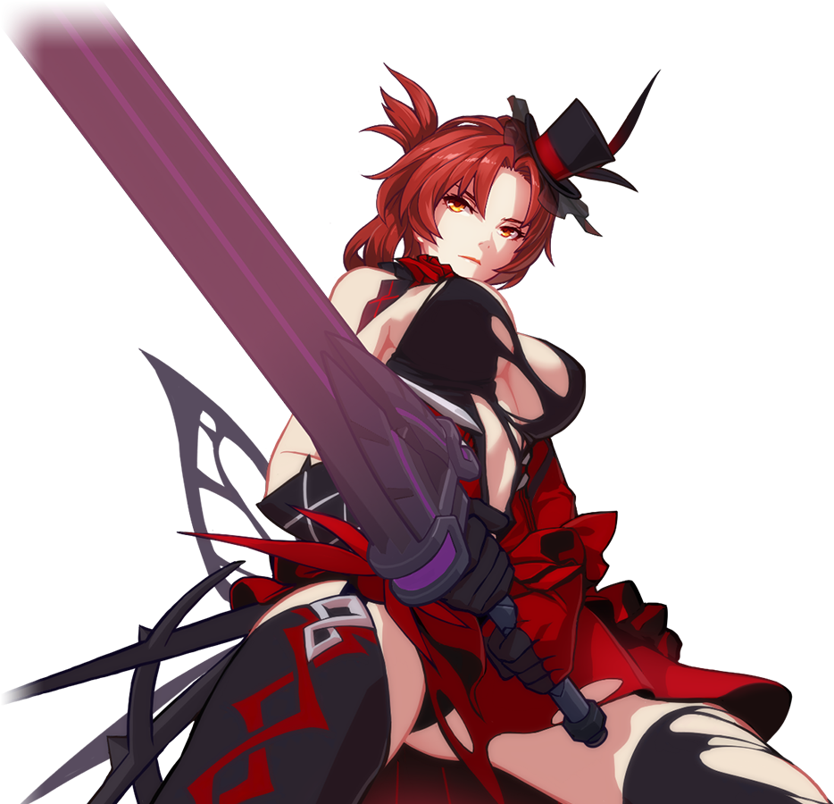1 - Honkai Impact 3 Blood Rose (1024x900), Png Download
