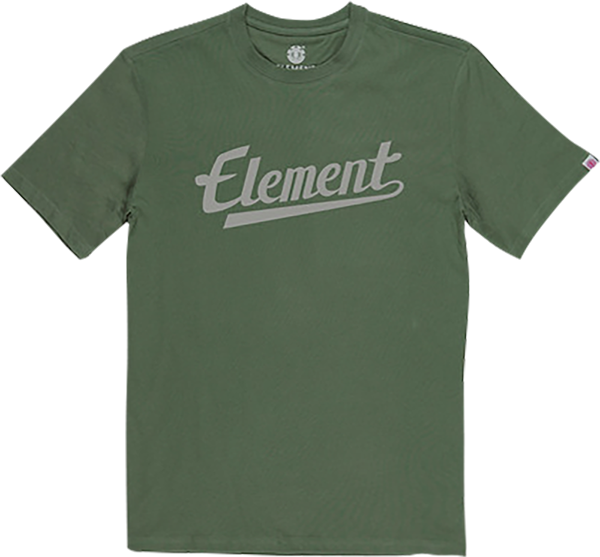 Element Script Ss Tshirt L-laurel Wreath Grn - Element Throwback Cap - Black (600x557), Png Download