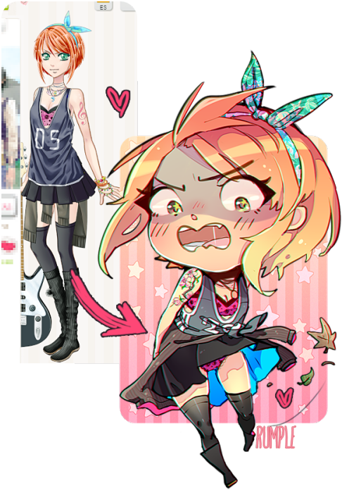 Castiel, Sweet, Amor - Cartoon (500x721), Png Download