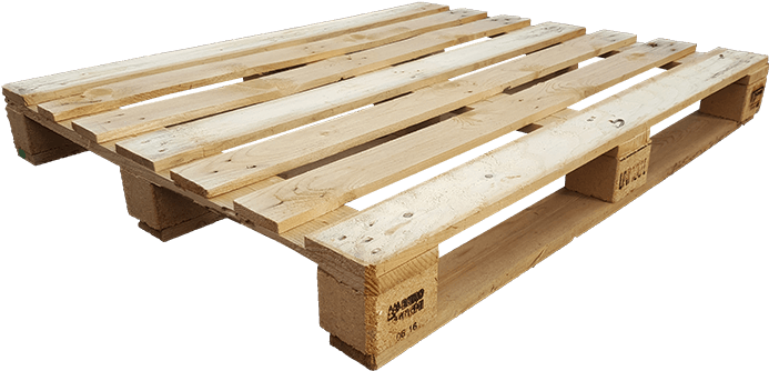 Second Hand Block Pallet Skid Base - Uday Timber (770x650), Png Download