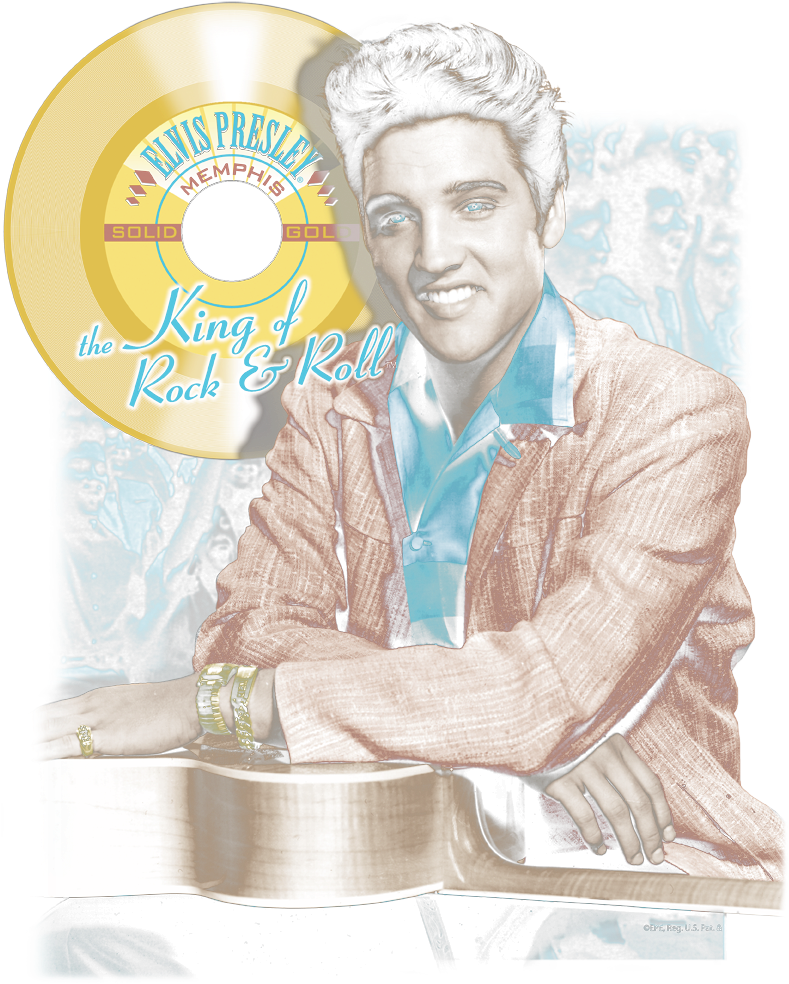 Elvis Presley Gold Record Youth Hoodie - Elvis Presley (792x998), Png Download