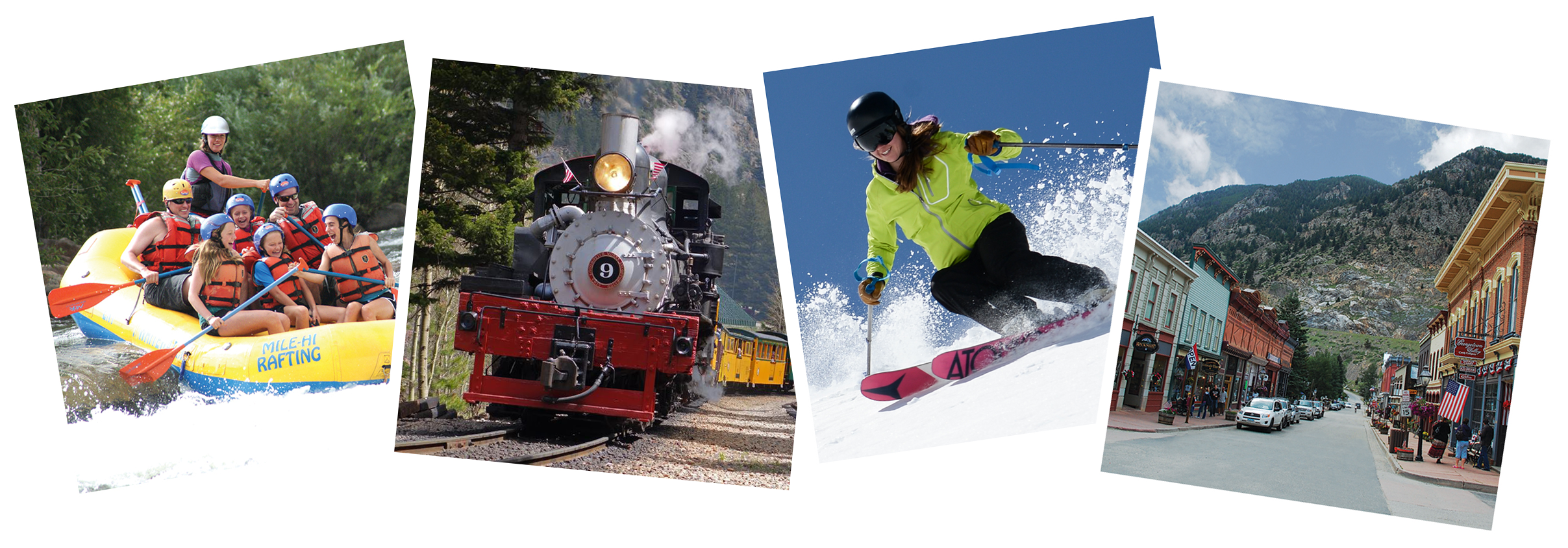 Footer Picture Collage2 - Snowboarding (2460x888), Png Download