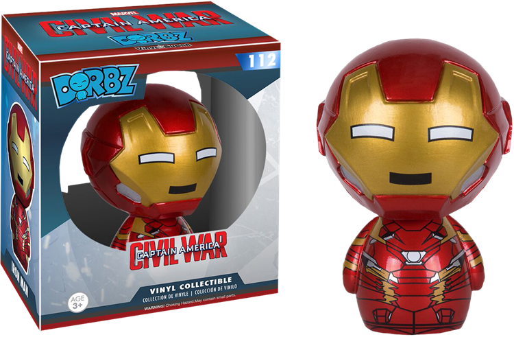 Funko Dorbz Captain America - Funko Dorbz Iron Man (750x491), Png Download
