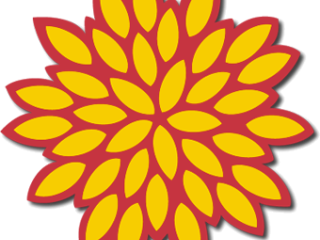 Orange Flower Clipart Chrysanthemum - Marigold Flower Svg (640x480), Png Download
